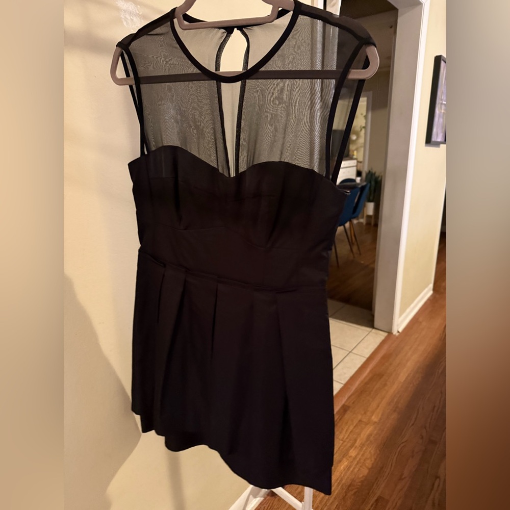 Black cocktail dress